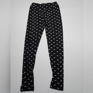 LuLaRoe Leggings Womens O/S Black Bats Halloween Goth Grunge Alternative Spooky
